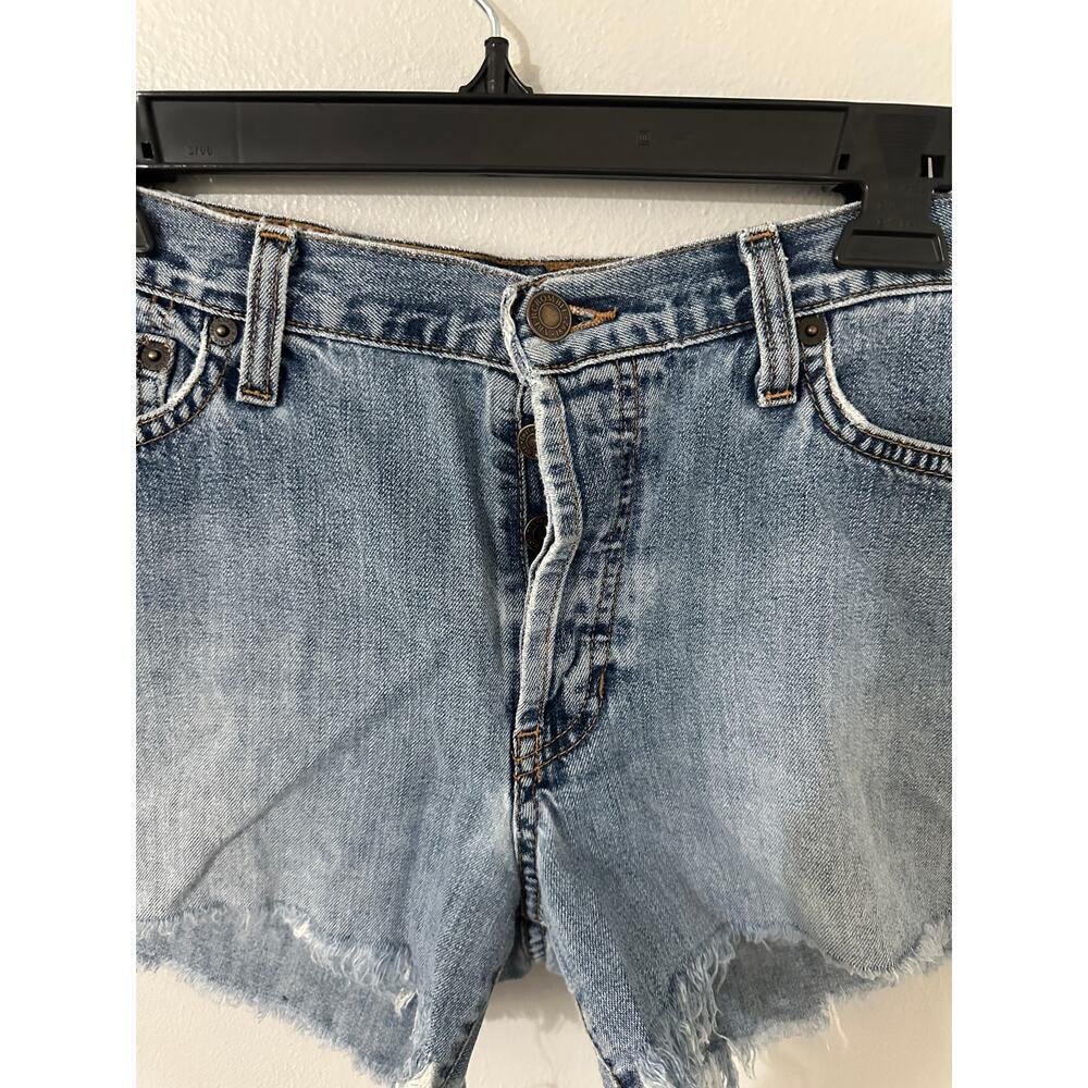 Abercrombie & Fitch Mid-Rise Cut Off Shorts 1892 sz 29 - Picture 2 of 5